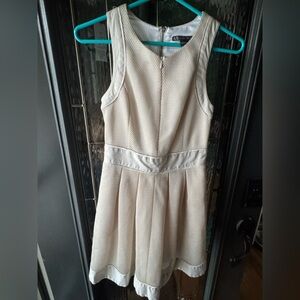 Armani Exchange Cream Mini Dress